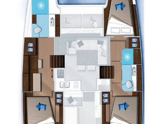Pronajmout si Lagoon Lagoon 40 v Donji Seget