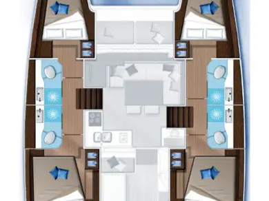 Pronájem lodi Lagoon Lagoon 40 v Donji Seget na Samboatu