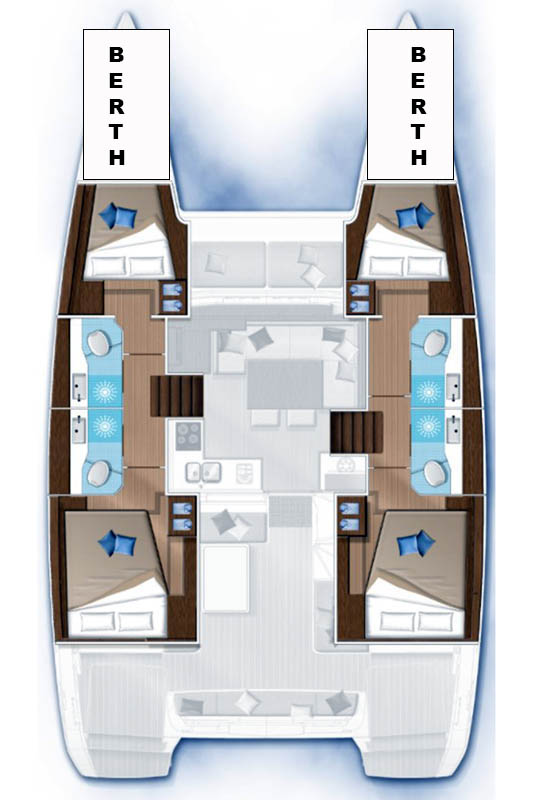 Pronájem lodi Donji Seget lákavé ceny Lagoon 40
