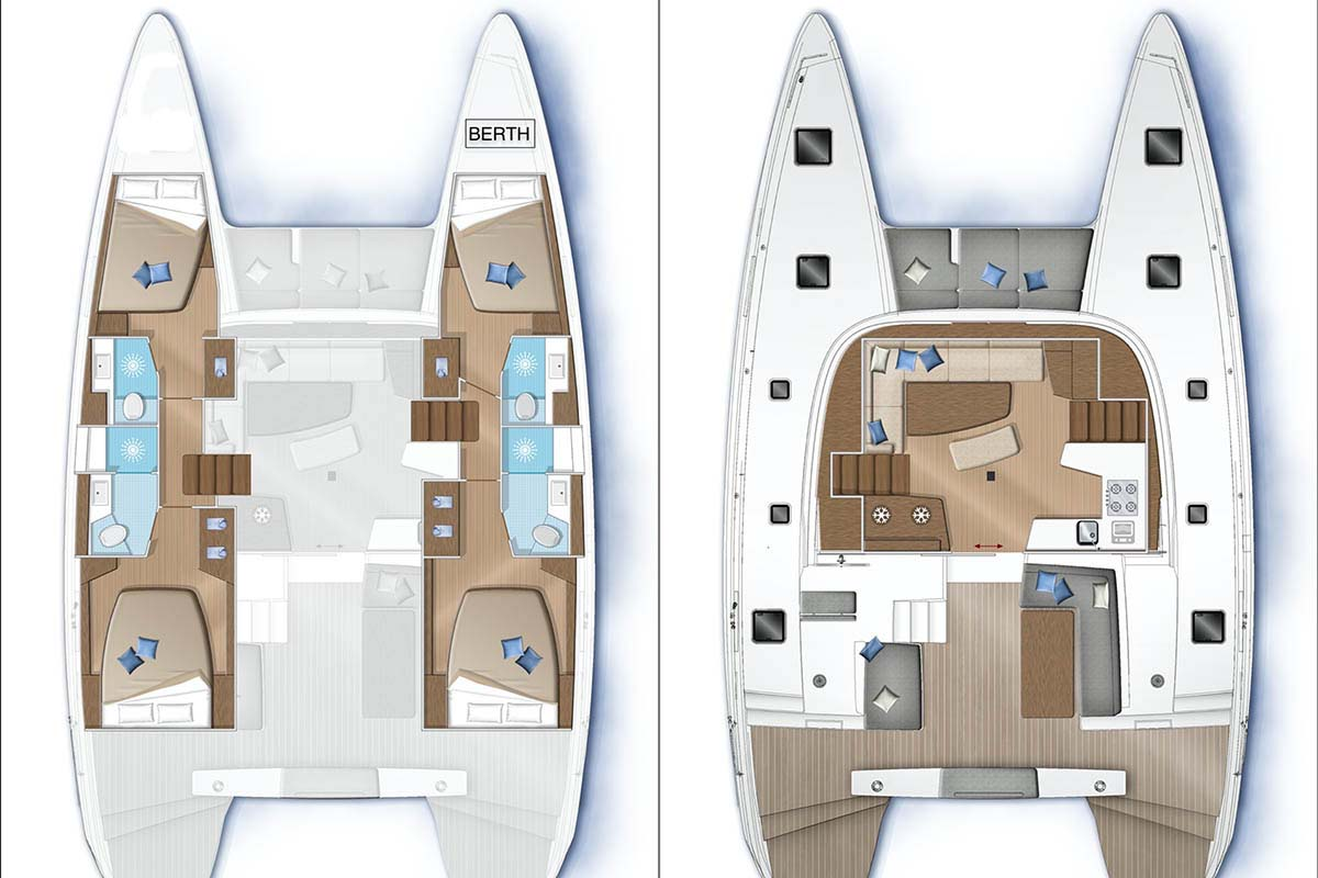 Pronajmout Katamarán se skipperem či ne Lagoon v Marmaris