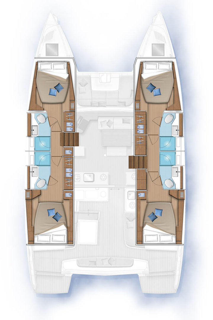 Pronájem lodi Road Town lákavé ceny Lagoon 46