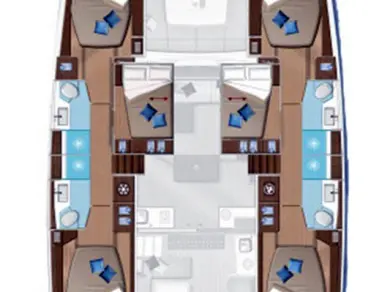 Pronájem lodi Lagoon Lagoon 50 v Donji Seget na Samboatu