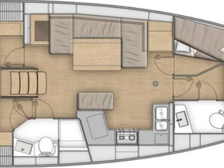 Pronajmout Plachetnice se skipperem či ne Bénéteau v Donji Seget