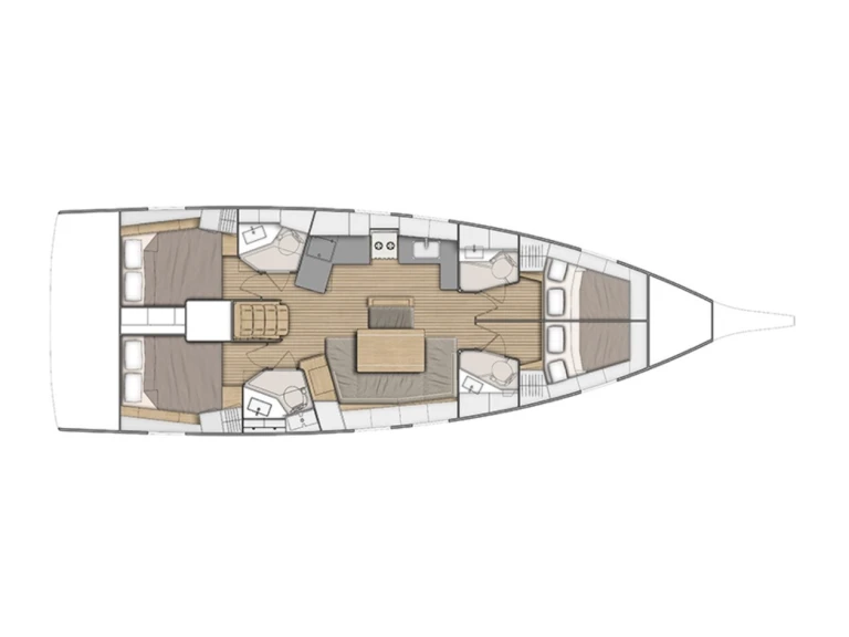 Pronájem lodi Bénéteau Oceanis 46.1 v Marmaris na Samboatu
