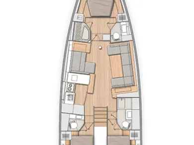 Pronajmout si Bénéteau Oceanis 54 v Road Town