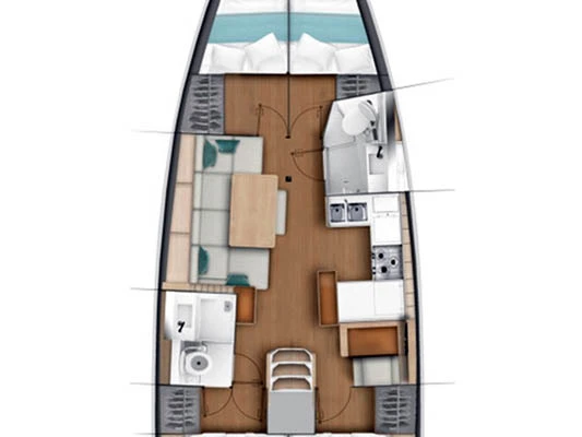 Pronajmout si Jeanneau Sun Odyssey 440 v Palma de Mallorca