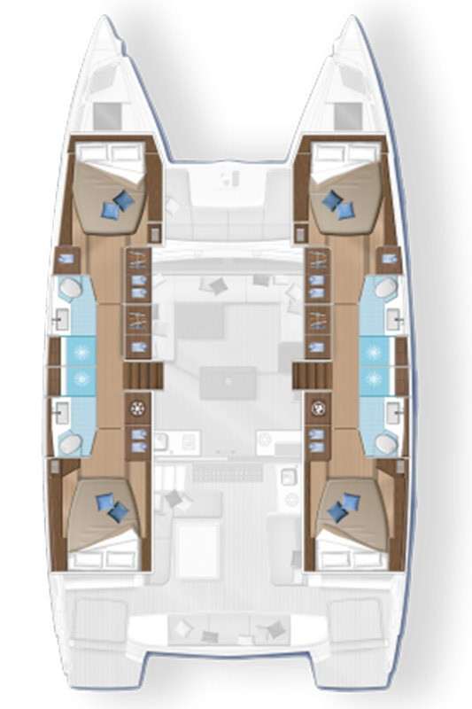 Katamarán k pronájmu v Donji Seget za nejlepší cenu
