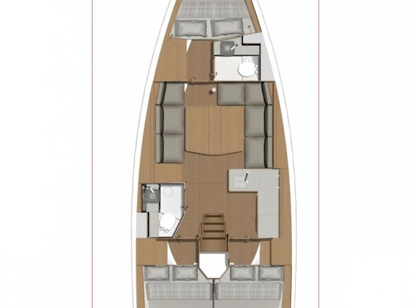 Pronájem Plachetnice v Biograd Na Moru -Dufour Dufour 390 GL