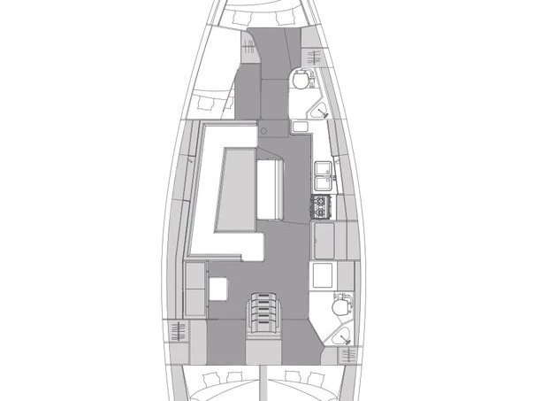 Pronájem Plachetnice v Biograd Na Moru -Elan Impression 45.1