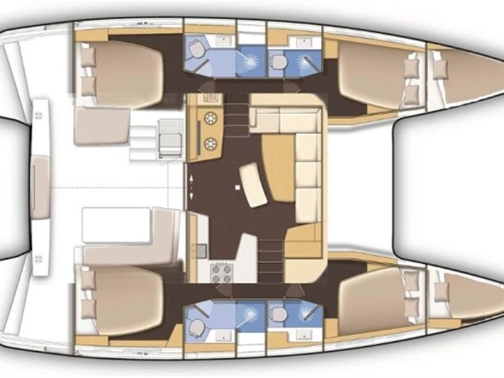 Pronájem lodi Pirovac lákavé ceny Lagoon 42