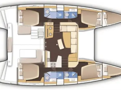 Pronájem lodi Pirovac lákavé ceny Lagoon 42