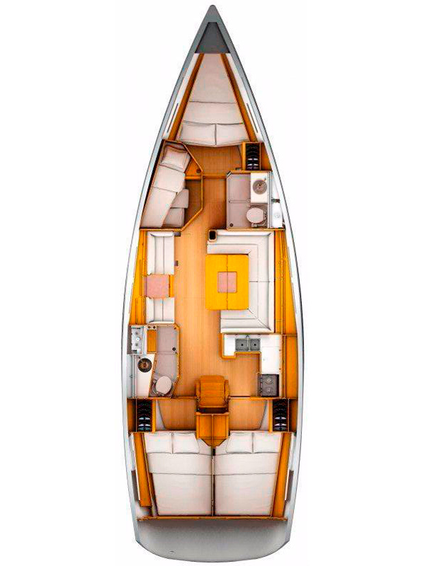 Pronájem jachty v Sukošan -Jeanneau Sun Odyssey 439 na Samboatu