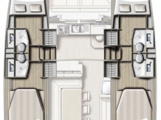 Pronájem Katamarán v Lefkáda -Bali Bali 4.1