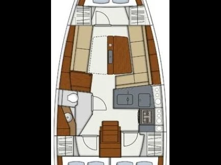 Pronájem lodi Lefkáda lákavé ceny Hanse 345