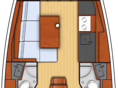 Bénéteau Oceanis 38.1 jednotlivci a charterové společnosti v Donji Seget