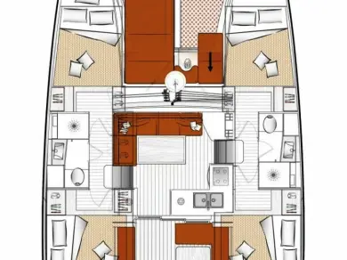 Pronájem Katamarán v Lavrio -Excess Excess 11