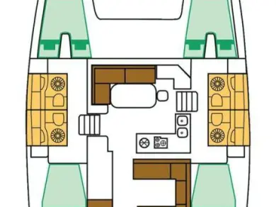 Pronájem Katamarán Lagoon s licencí