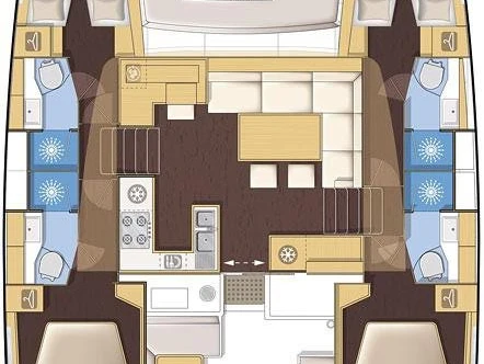 Lagoon Lagoon 450 F jednotlivci a charterové společnosti v Lavrio