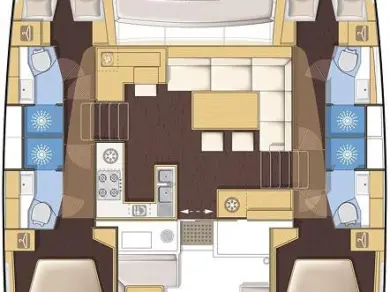 Lagoon Lagoon 450 F jednotlivci a charterové společnosti v Lavrio