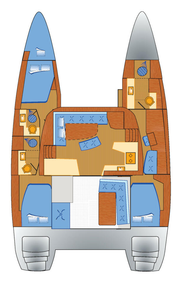 Pronajmout si Lagoon Lagoon 42 v Biograd Na Moru