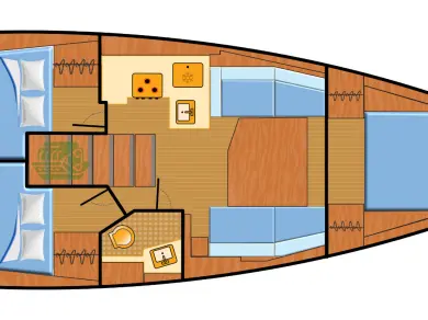 Pronájem lodi Bénéteau Oceanis 38.1 v Rogoznica na Samboatu