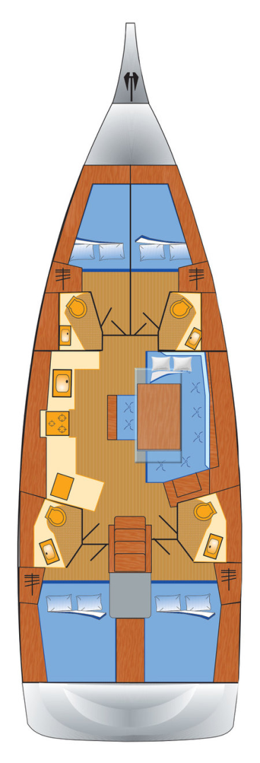 Pronajmout si Bénéteau Oceanis 46.1 v Rogoznica