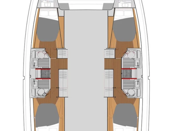 Pronájem Katamarán Fountaine Pajot s licencí