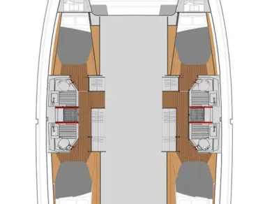 Pronájem Katamarán Fountaine Pajot s licencí