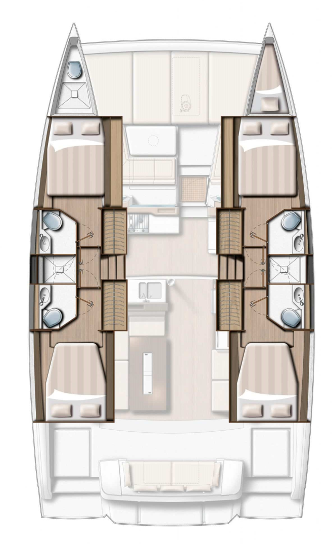 Pronájem lodi Rogoznica lákavé ceny Bali 4.2