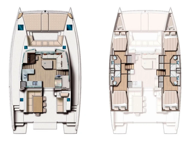 Pronajmout Katamarán se skipperem či ne Bali v Trogir