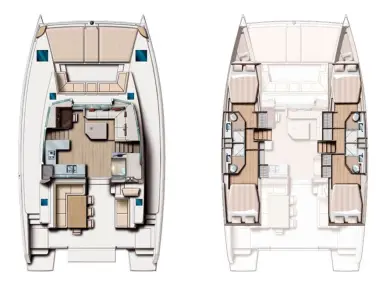 Pronajmout Katamarán se skipperem či ne Bali v Trogir