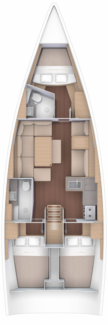 Pronajmout si Dufour Dufour 412 Grand Large v Trogir