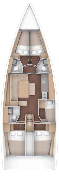 Pronajmout si Dufour Dufour 470 v Sukošan