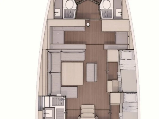 Dufour Dufour 530 jednotlivci a charterové společnosti v Vodice