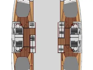 Pronájem Katamarán Fountaine Pajot s licencí