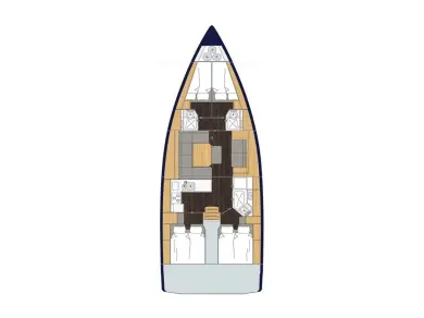 Pronájem Plachetnice v Lefkáda -Bavaria Bavaria C45