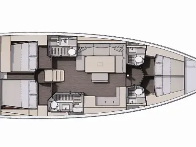 Pronájem Plachetnice v Lefkáda -Dufour Dufour 470