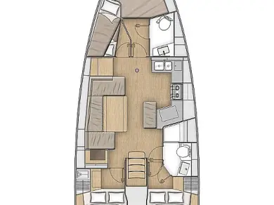 Pronajmout Plachetnice se skipperem či ne Bénéteau v Lefkáda
