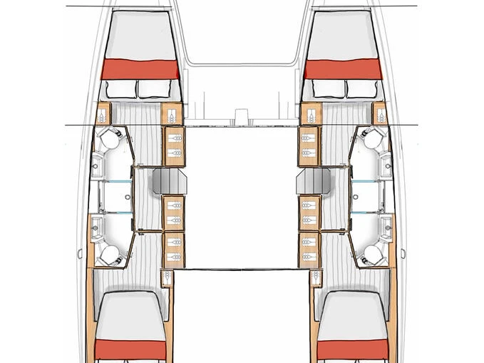 Katamarán k pronájmu v Komolac za nejlepší cenu