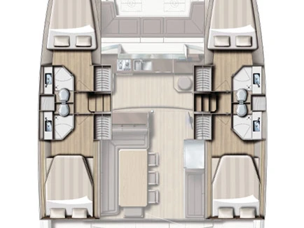Pronajmout Katamarán se skipperem či ne Bali v Biograd Na Moru