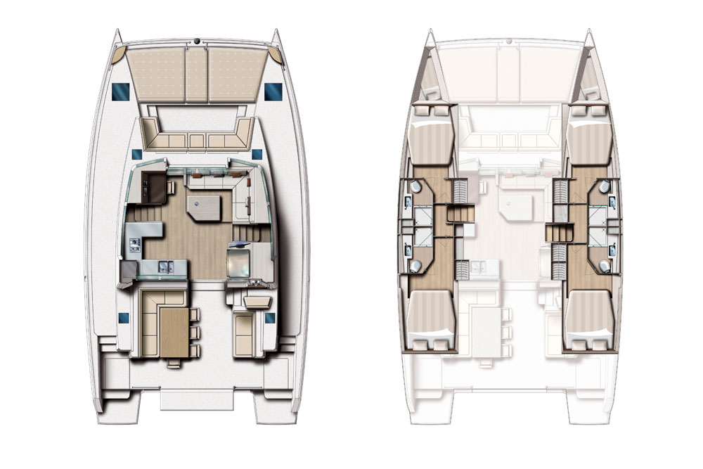 Pronajmout Katamarán se skipperem či ne Bali v Donji Seget