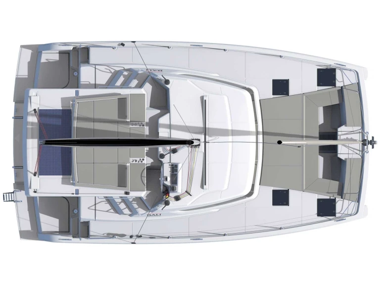 Pronájem Katamarán v Biograd Na Moru -Bali Bali Catspace Voile