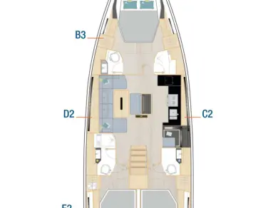 Pronajmout si Hanse Hanse 510 v Šibenik 