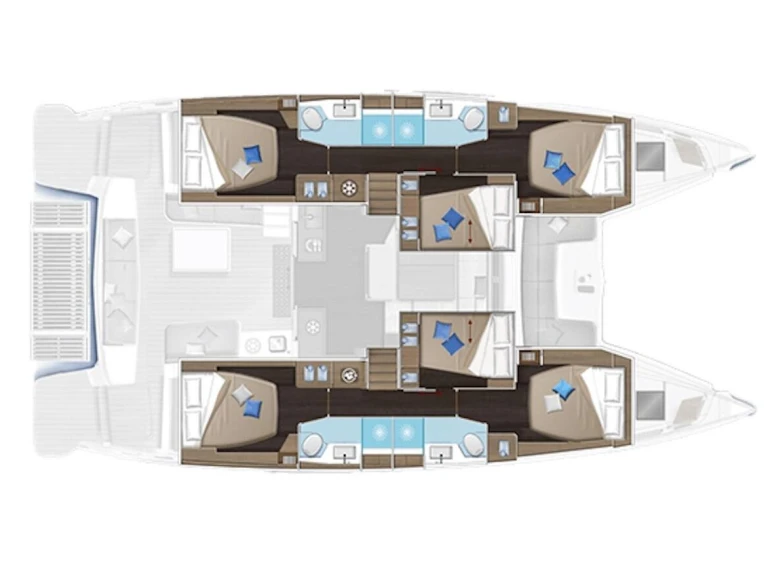 Pronájem lodi Lagoon Lagoon 51 v Donji Seget na Samboatu