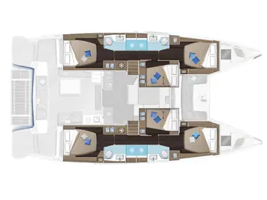 Pronájem lodi Lagoon Lagoon 51 v Donji Seget na Samboatu