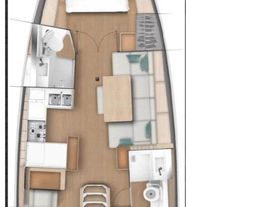 Pronájem jachty v Donji Seget -Jeanneau Sun Odyssey 440 na Samboatu