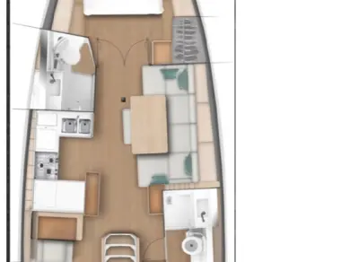 Pronájem jachty v Donji Seget -Jeanneau Sun Odyssey 440 na Samboatu