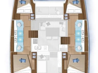 Pronájem lodi Lagoon Lagoon 40 v Rogač na Samboatu