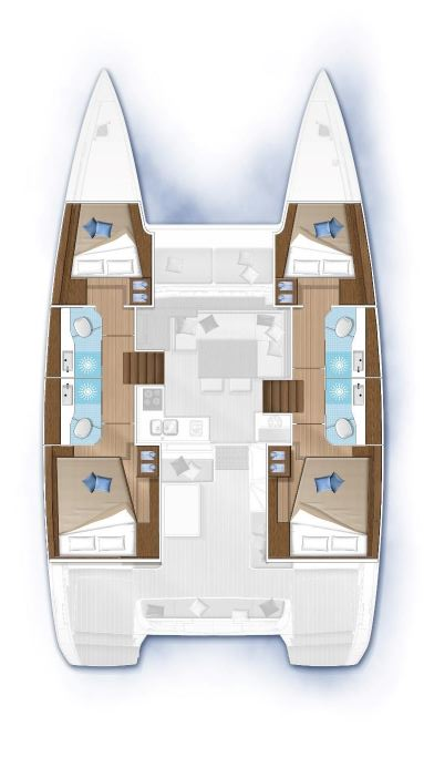 Pronájem lodi Lagoon Lagoon 40 v Rogač na Samboatu