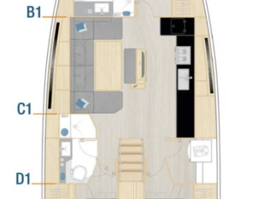 Hanse Hanse 460 jednotlivci a charterové společnosti v Kaštela